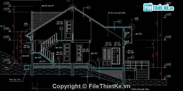 File thiết kế,Kiến trúc,Bản vẽ,1 tầng